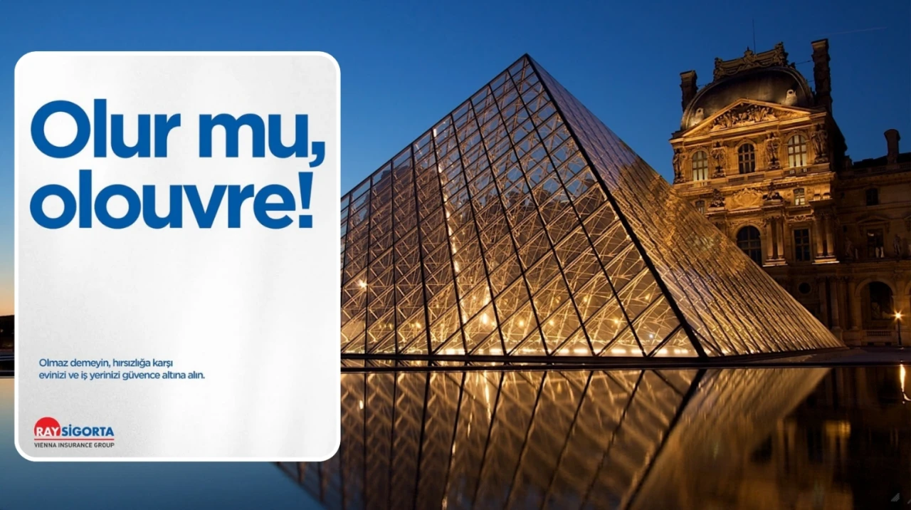 Ray Sigorta’dan Louvre soygununa yaratıcı gönderme: Olur mu, olouvre!