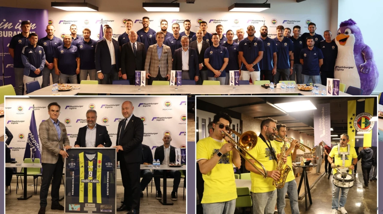 Fenerbahçeli voleybolculardan Magdeburger Sigorta’ya ziyaret