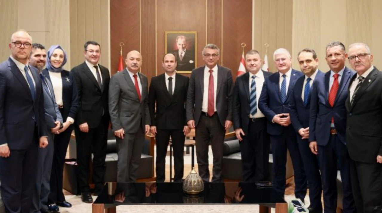 KKTC Cumhurbaşkanı Erhürman, Türkiye Sigorta Birliği heyetini kabul etti