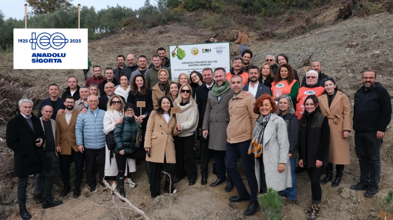 Anadolu Sigorta’nın 100. yılına 100 bin fidanlık yeşil miras