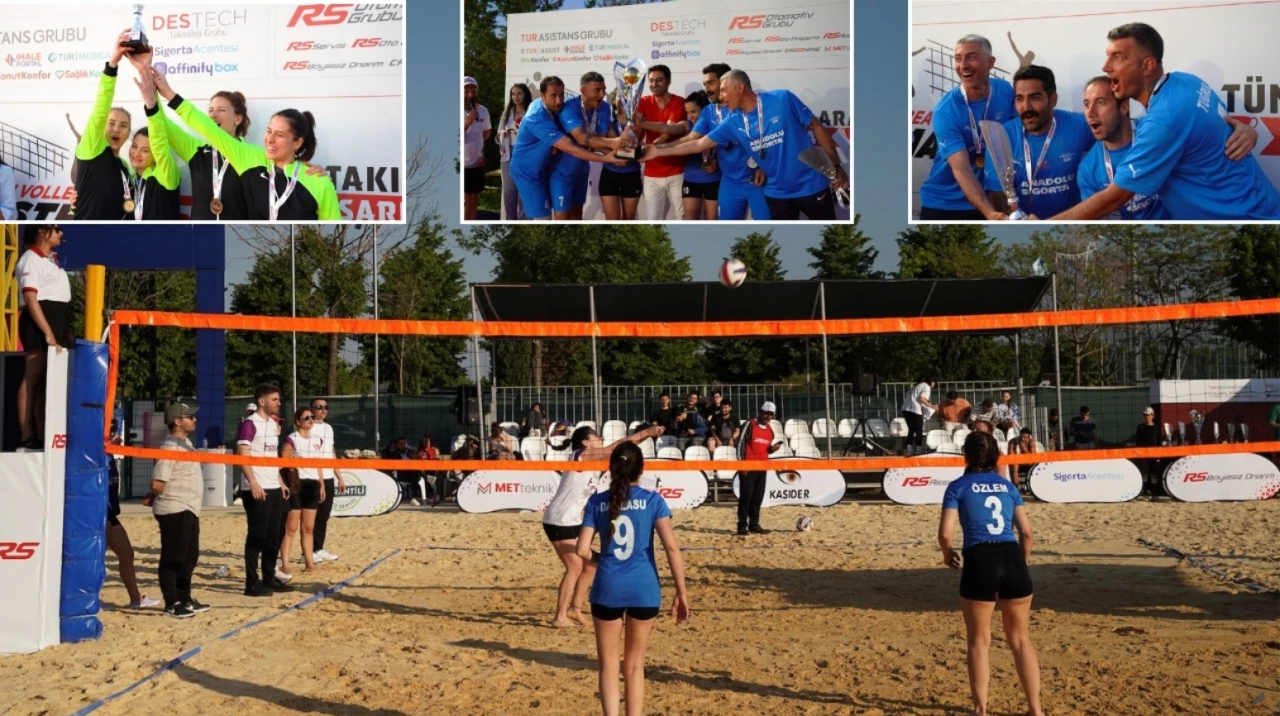 Sigorta sektörü Beach Volley MasteRS’da bir araya geldi: Şampiyonlar belli oldu
