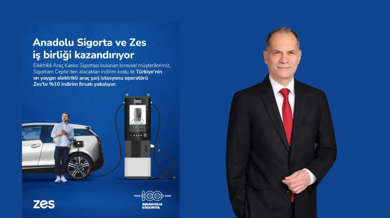 Anadolu Sigorta ve Zes’ten elektrikli araç sahiplerine özel şarj indirimi