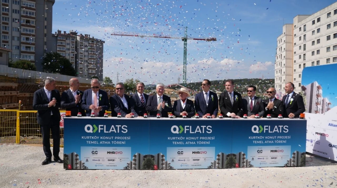 QFlats’te temel atıldı: Sigorta destekli güvenli konut herkesin hakkı