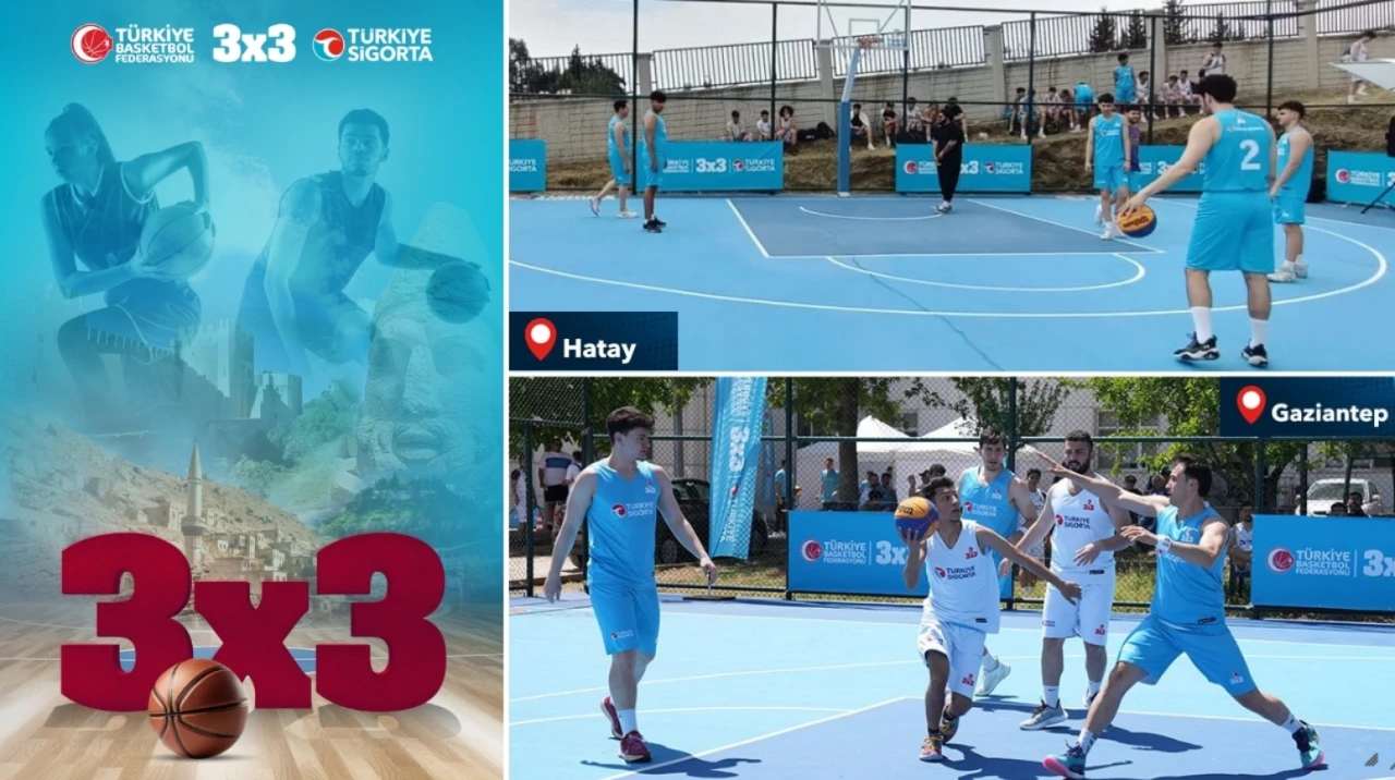 Türkiye Sigorta 3x3 basketbol turnuvasında finale doğru