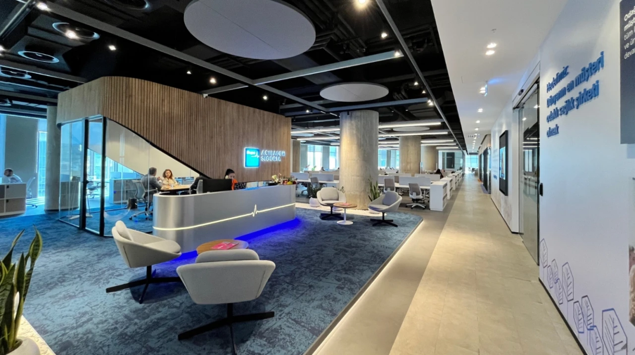 Bupa Acıbadem Sigorta, LEED Gold Sertifikası ile Çevre Dostu Ofis standartlarında zirvede