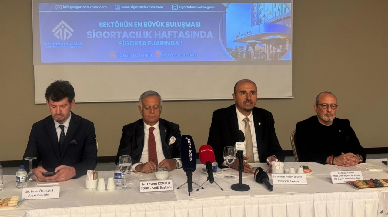 4. Sigorta Fuarı için geri sayım başladı: Basın toplantısı İstanbul’da gerçekleşti