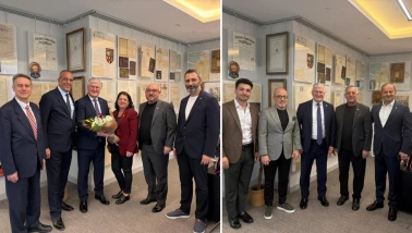 Sigorta acentelerinden TSB Başkanı Ahmet Yaşar'a tebrik ziyaretleri