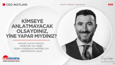 Koray Erdoğan: Kurum kültürü yaşanarak oluşur