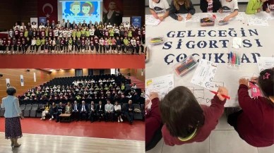 Sigorta Haftası’nda çocuklara risk ve sigorta bilinci aşılandı