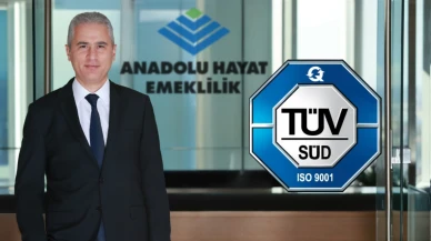 Anadolu Hayat Emeklilik, ISO 9001 kalite sertifikası aldı