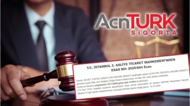 AcnTürk Sigorta hakkında iflas davası açıldı