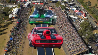 Drag yarışında kaza yaptı, 'Eve giderken oldu' dedi