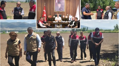 TARSİM heyeti Tokat’ta sel, su baskını ve dolu hasarlarını inceledi