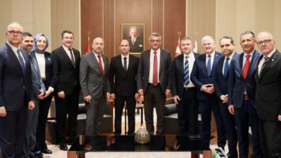 KKTC Cumhurbaşkanı Erhürman, Türkiye Sigorta Birliği heyetini kabul etti
