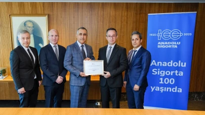 Anadolu Sigorta’ya İstanbul Defterdarlığı’ndan teşekkür belgesi