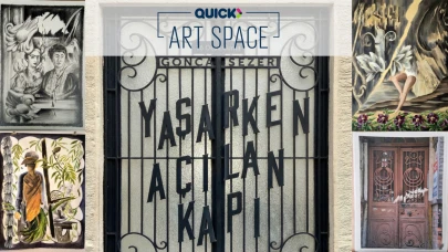 Gonca Sezer’in Yaşarken Açılan Kapı sergisi Quick Art Space’te
