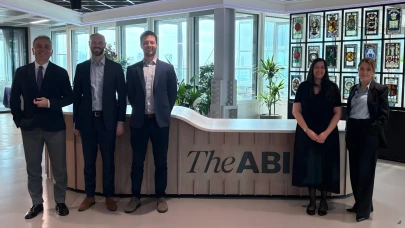 TSB heyeti Londra'da The A.B.I.'yi ziyaret etti