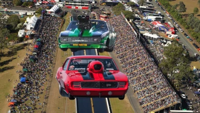 Drag yarışında kaza yaptı, 'Eve giderken oldu' dedi