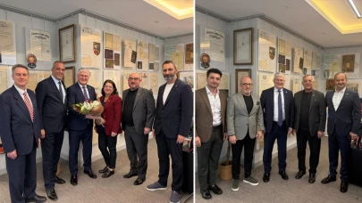Sigorta acentelerinden TSB Başkanı Ahmet Yaşar'a tebrik ziyaretleri