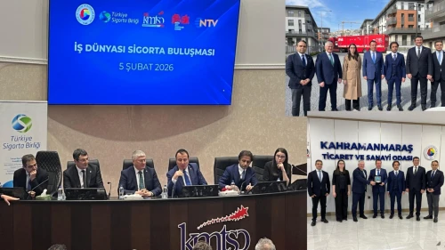 Sigortanın liderleri 6 Şubat’ın yıl dönümünde Kahramanmaraş’taydı