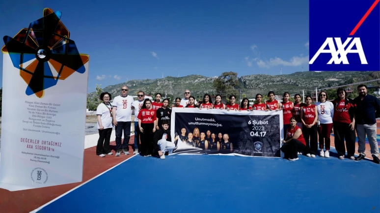 AXA Sigorta’dan 6 Şubat’ta kaybedilen voleybolcuların anısına destek
