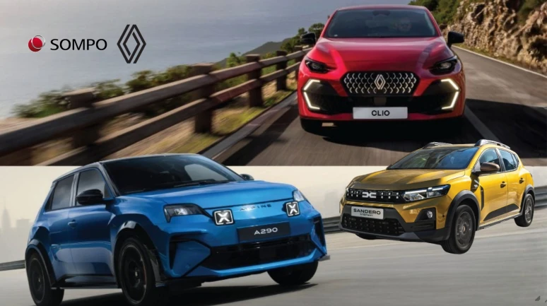 Sompo’dan Renault, Dacia ve Alpine’e özel kasko