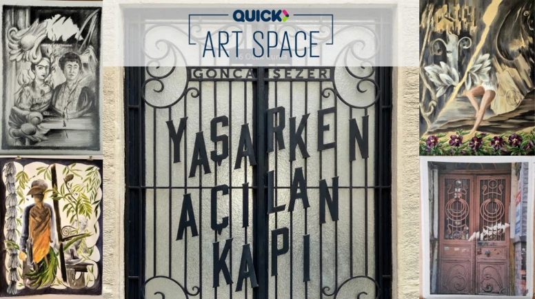 Gonca Sezer’in Yaşarken Açılan Kapı sergisi Quick Art Space’te