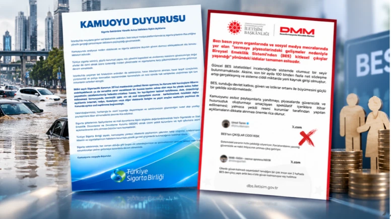 Sigorta şirketleri ve BES hakkında asılsız iddialara peş peşe yalanlama
