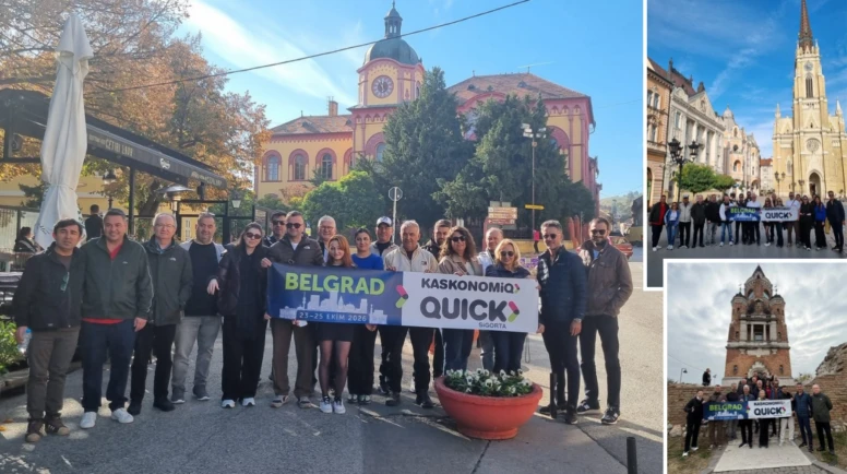 Quick Sigorta, KASKONOMİQ başarısını acenteleriyle Belgrad’da kutladı