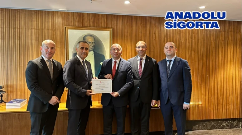 Anadolu Sigorta’ya İstanbul Defterdarlığı’ndan teşekkür belgesi