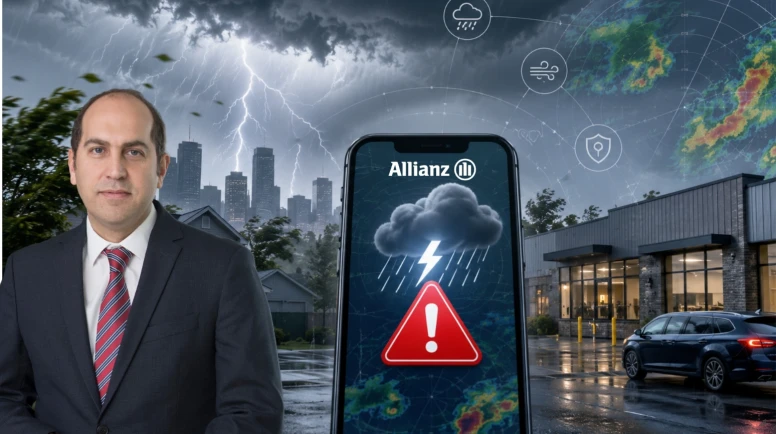 Allianz şiddetli hava olaylarına karşı HaberAll ile önceden uyarıyor