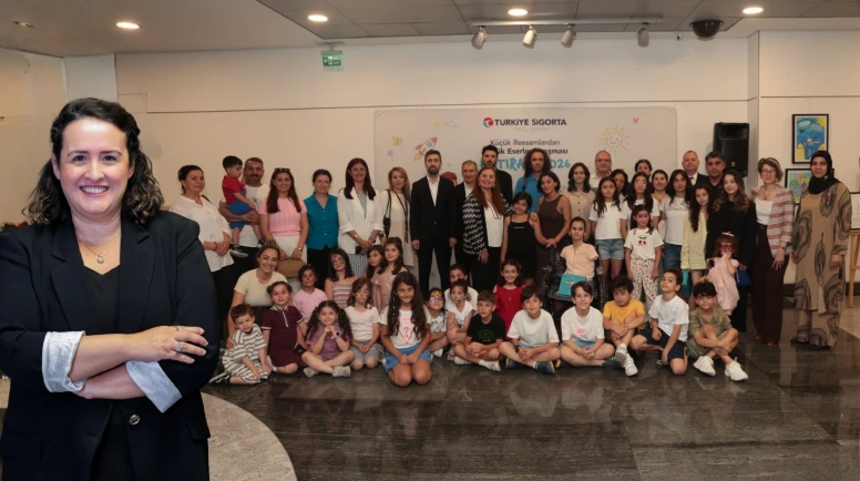 Küçük ressamlar gelecek hayallerini BES ile tuvale taşıdı